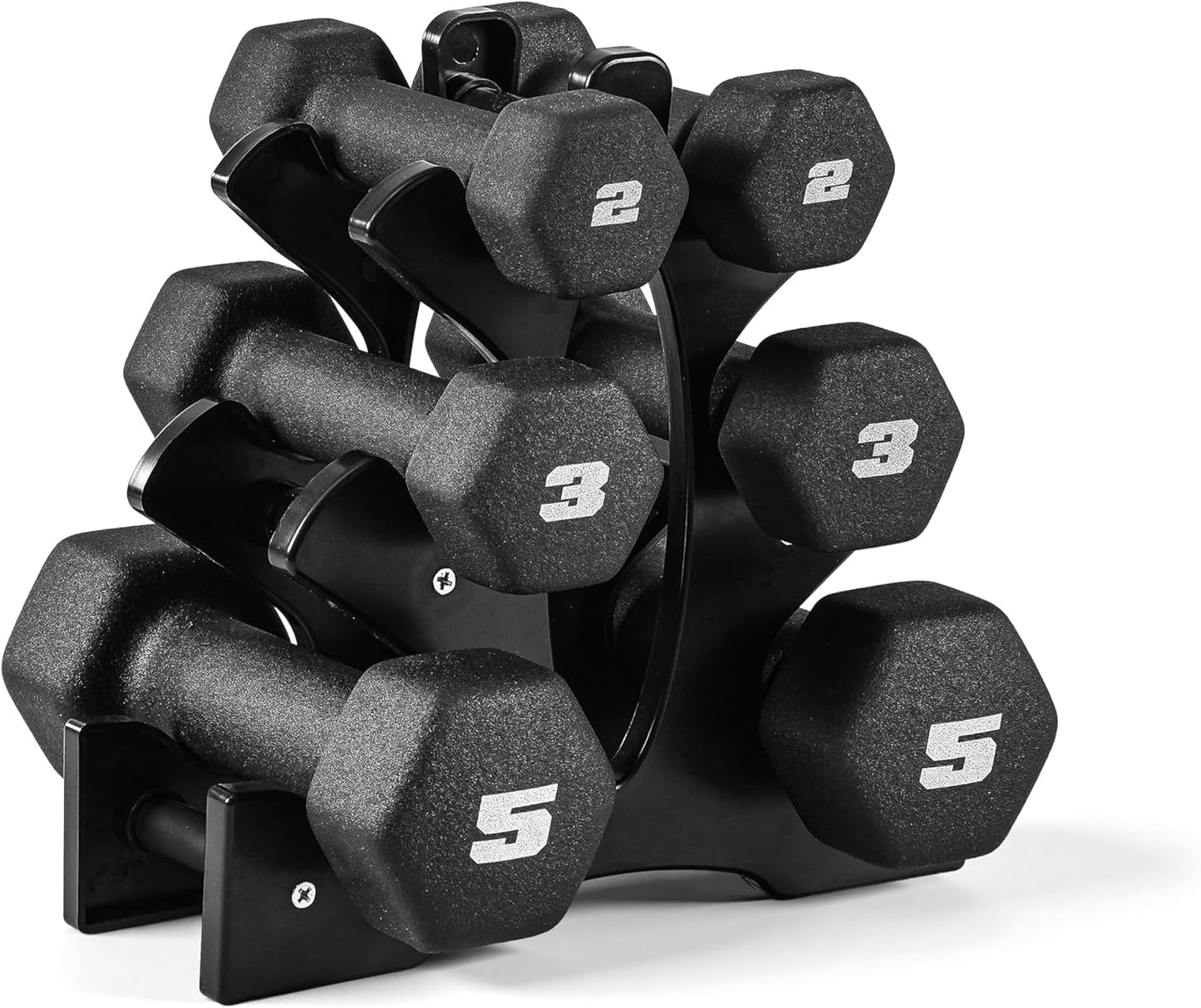 Barbell Neoprene Dumbbell Weights Pairs & Sets | Black