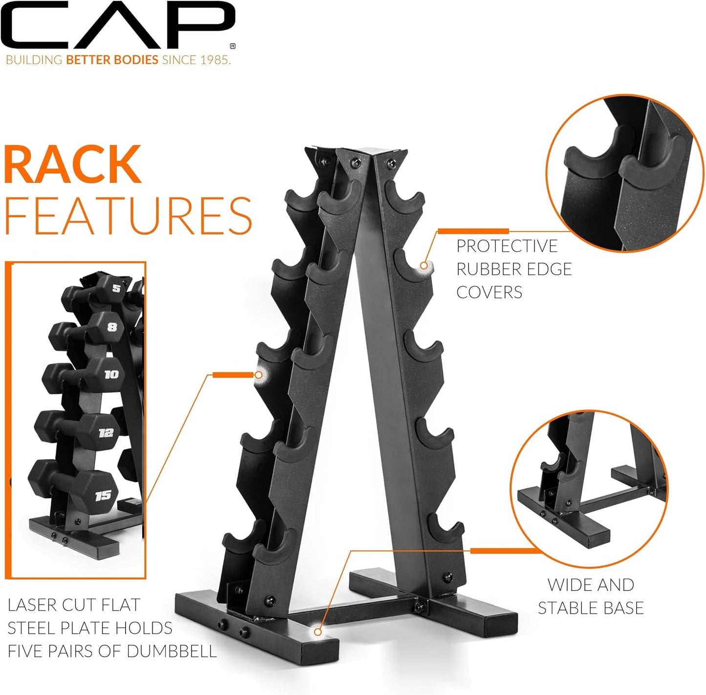 Barbell Neoprene Dumbbell Weights Pairs & Sets | Black