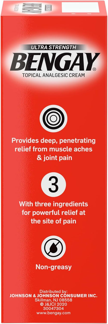 Ultra Strength Cream, Camphor Menthol & Methyl Salicylate, 4 oz