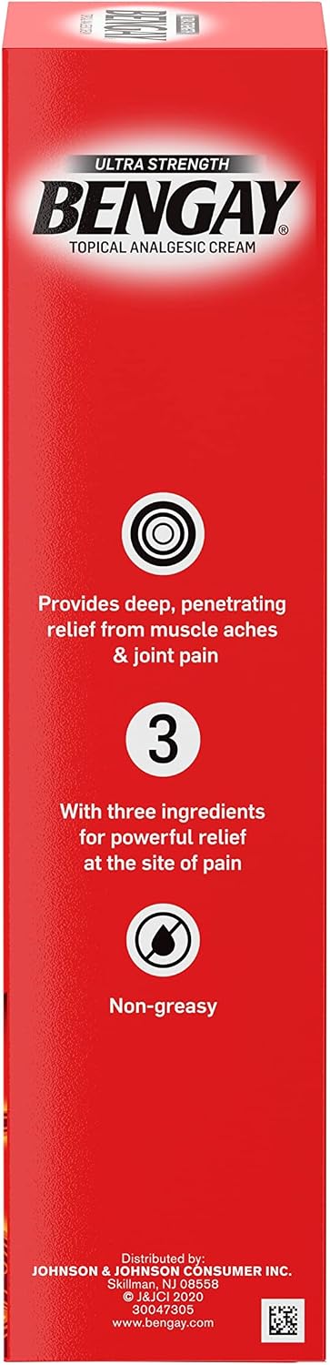 Ultra Strength Cream, Camphor Menthol & Methyl Salicylate, 4 oz