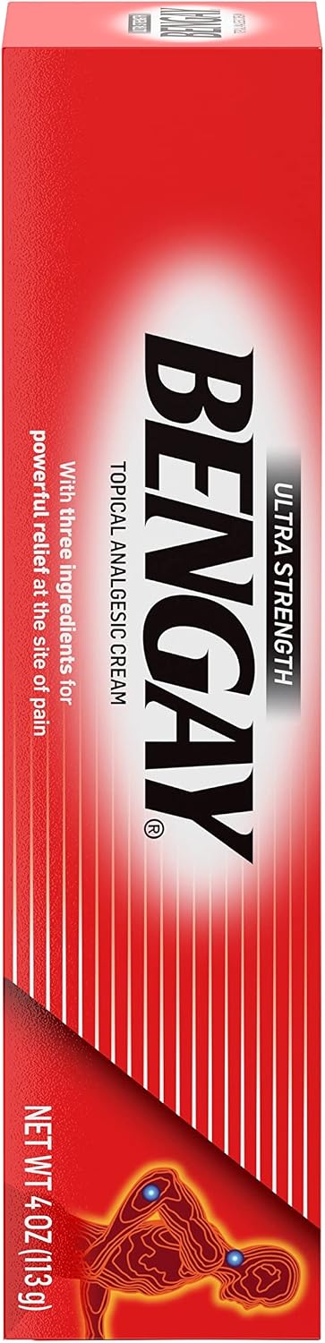 Ultra Strength Cream, Camphor Menthol & Methyl Salicylate, 4 oz