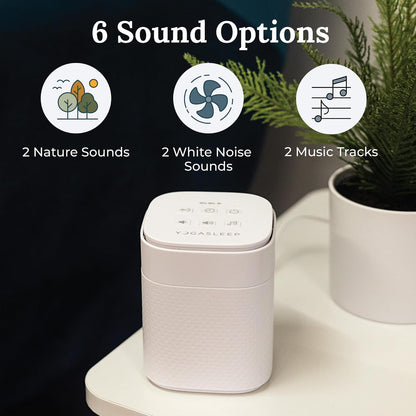 Pawzz White Noise Machine for Dogs, Home & All Pets. with Integrated Bark Sensor, 6 Automatic Relaxing Natural Sounds, Help Keep Pets Calm, Anti-Barking with Training, Noise Canceling