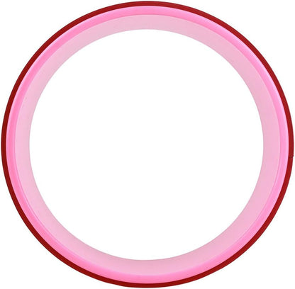 Yoga Wheel，Yoga Stretch Bend Balance Wheel Circle for Health Fitness Slimming Exercise,Back Wheel, Pink (粉色)