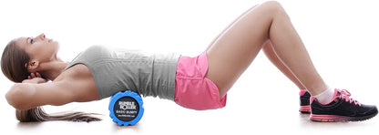 Basic Bumpy Foam Roller, Solid Core EVA Foam Roller with Grid/Bump Texture for Deep Tissue Massage and Self-Myofascial Release
