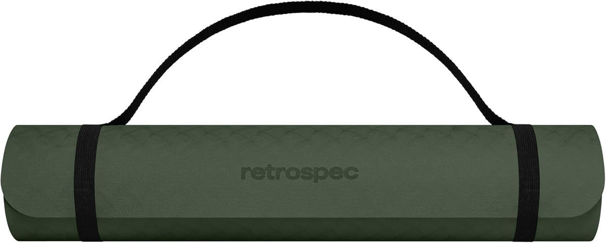 Zuma Yoga Mat 6mm Thick Non-Slip TPE Exercise Mat | Cushioned Workout Mat for Yoga Pilates and Home Stretching | 72 x 24 with Carrying Strap