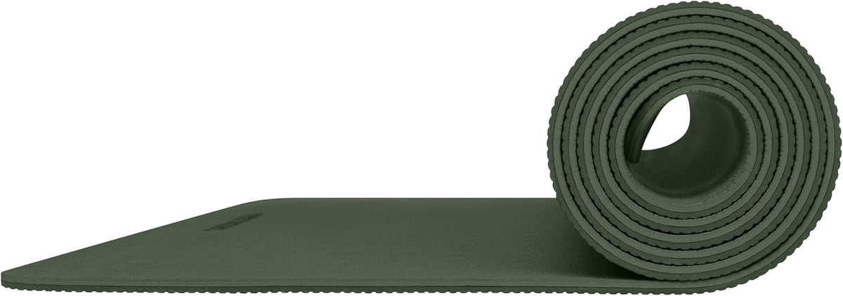Zuma Yoga Mat 6mm Thick Non-Slip TPE Exercise Mat | Cushioned Workout Mat for Yoga Pilates and Home Stretching | 72 x 24 with Carrying Strap