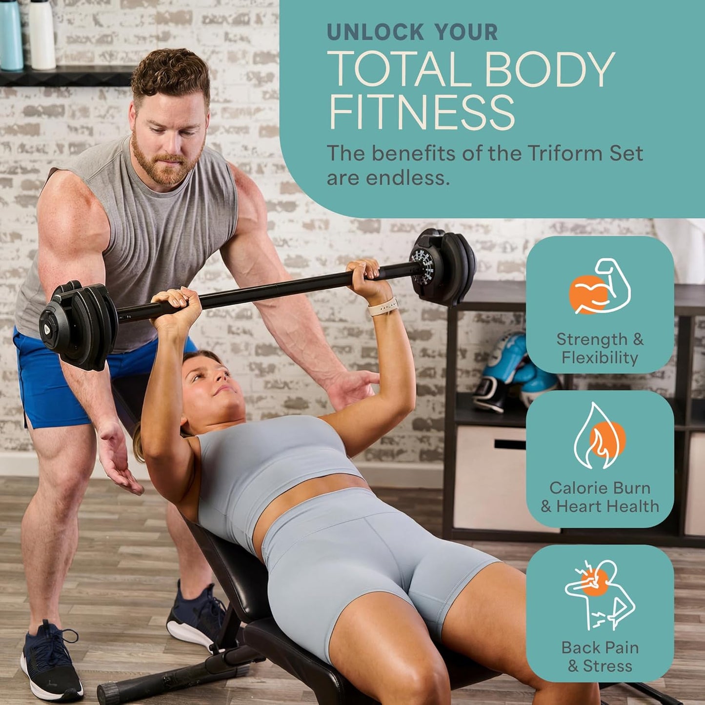 Adjustable Dumbbells Set – Quick-Adjust Space-Saving Weights with Anti-Slip Handle for Home Gym Strength Training