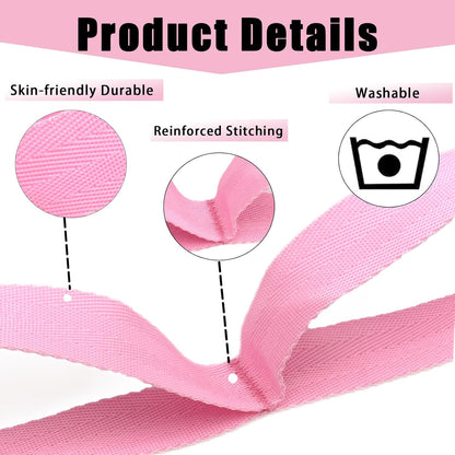 Stretching Strap Yoga Strap with Loops, Stretch Straps for Physical Therapy, Non-Elastic Exercise Strap for Pilates, Dance and Gymnastics with Workout Guide