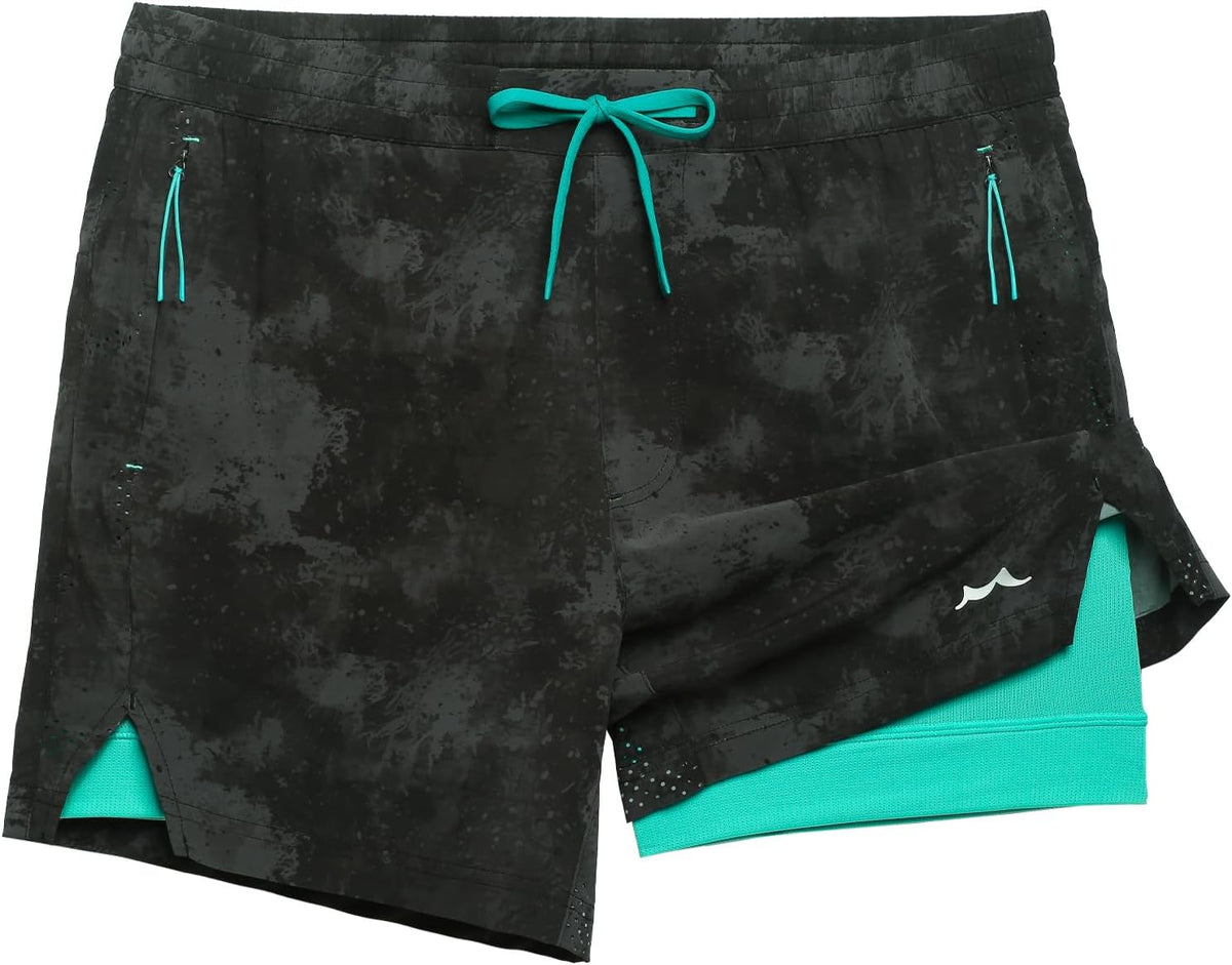 Men's Athletic Running Shorts with Liner Ultra Lightweight Workout Shorts 5"/ 7"