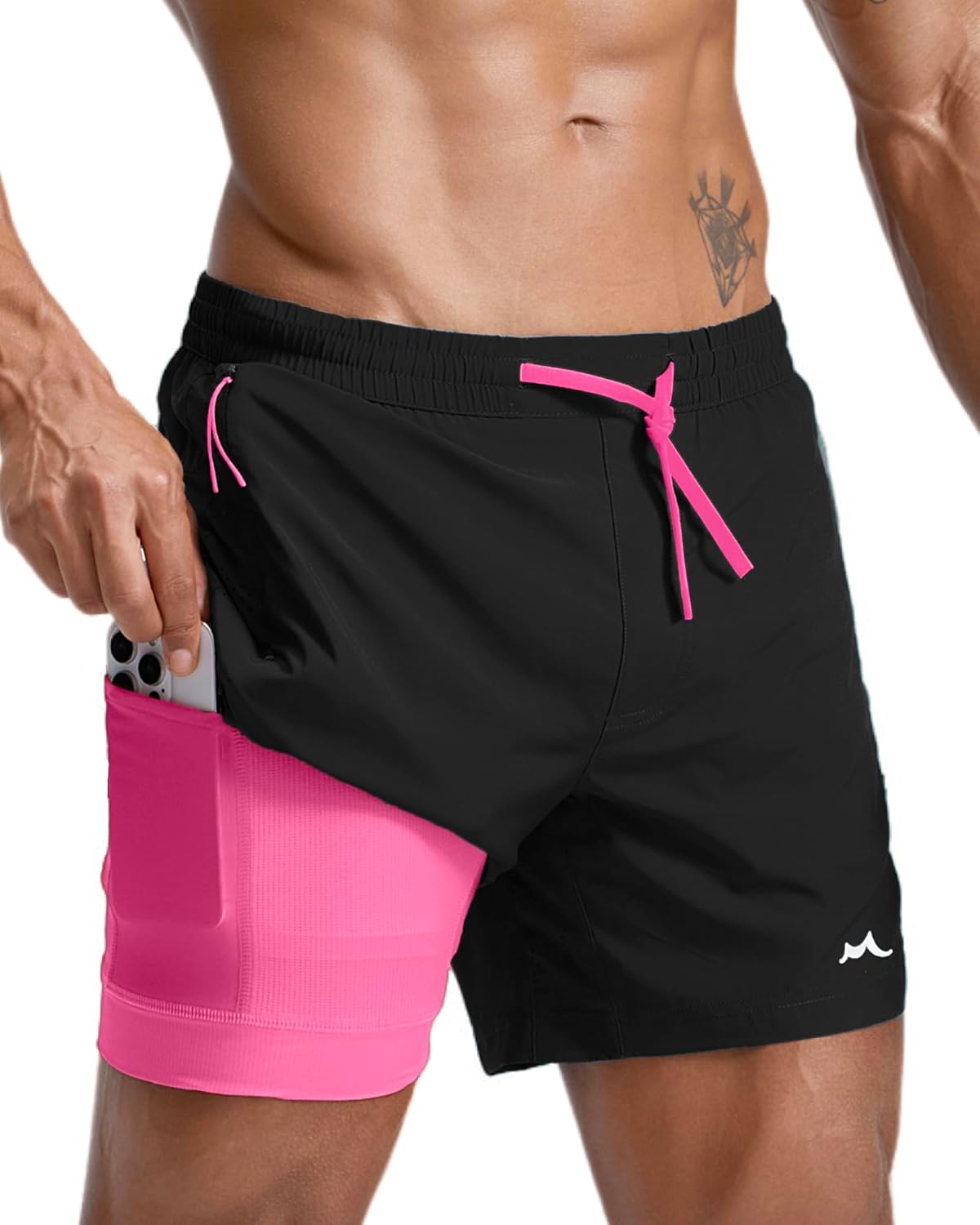 Men's Athletic Running Shorts with Liner Ultra Lightweight Workout Shorts 5"/ 7"