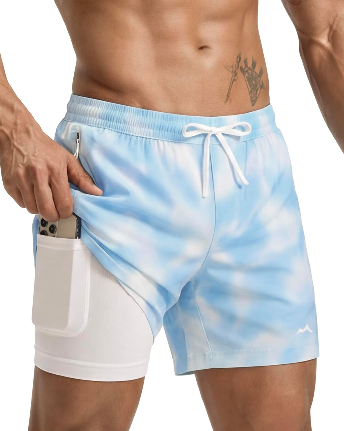 Men's Athletic Running Shorts with Liner Ultra Lightweight Workout Shorts 5"/ 7"