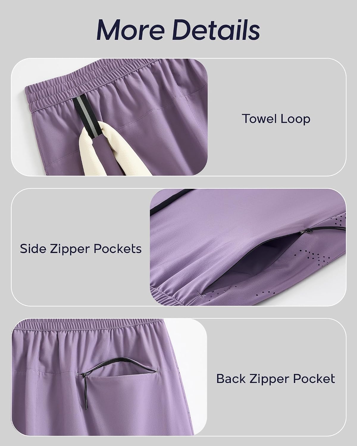 Men's Athletic Running Shorts with Liner Ultra Lightweight Workout Shorts 5"/ 7"