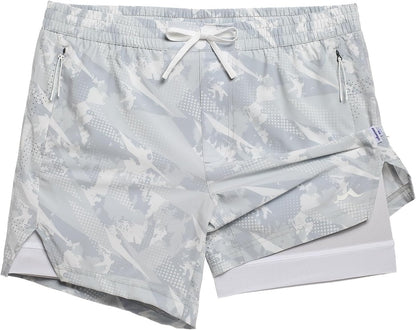 Men's Athletic Running Shorts with Liner Ultra Lightweight Workout Shorts 5"/ 7"
