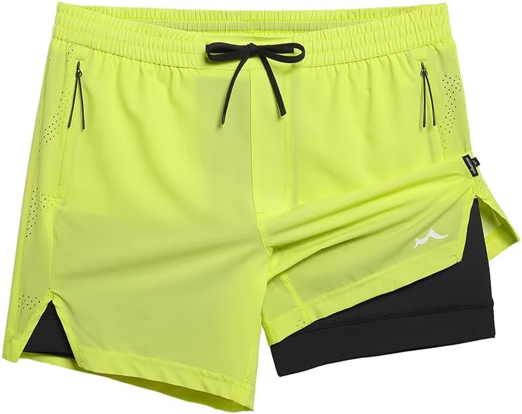 Men's Athletic Running Shorts with Liner Ultra Lightweight Workout Shorts 5"/ 7"