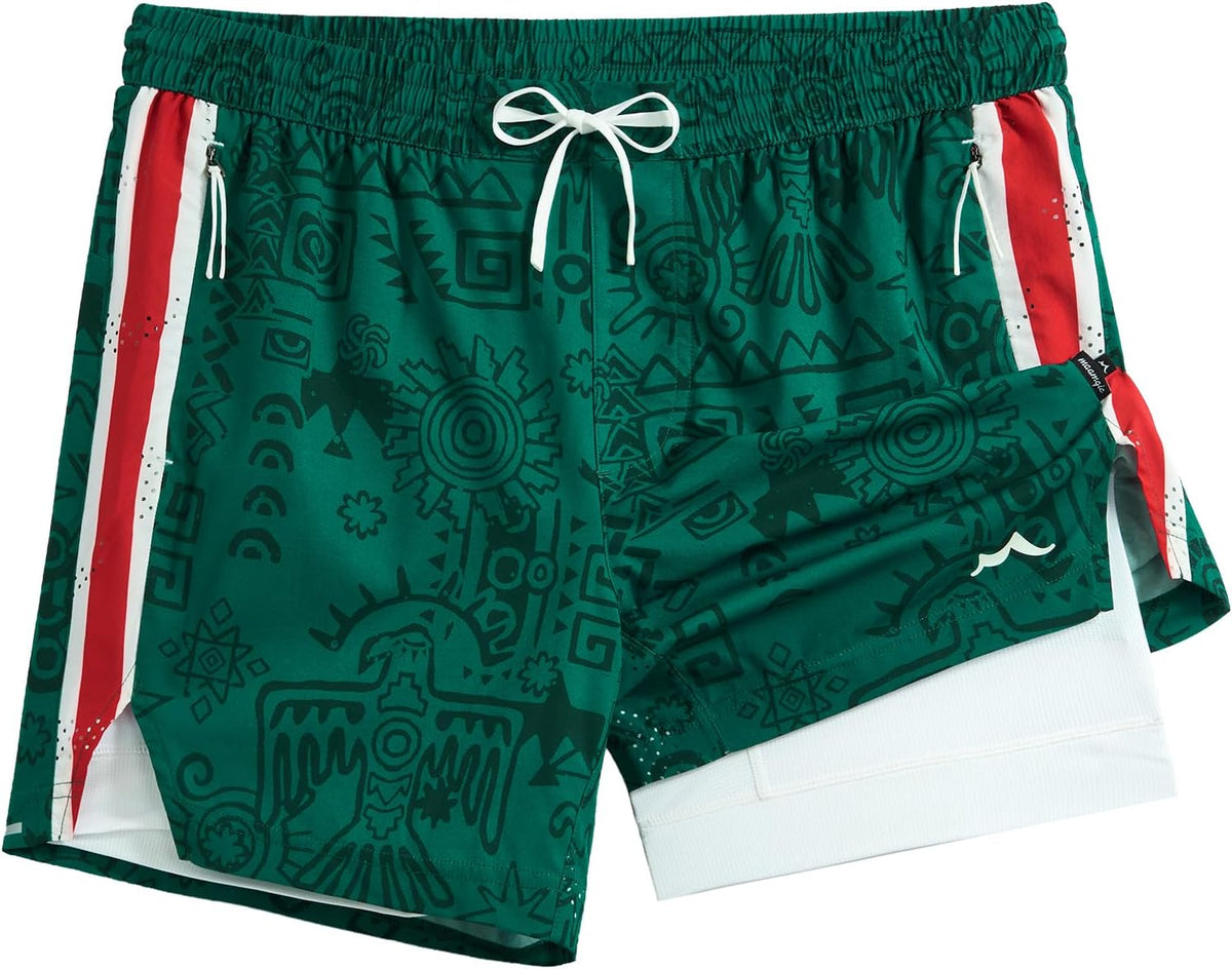 Men's Athletic Running Shorts with Liner Ultra Lightweight Workout Shorts 5"/ 7"