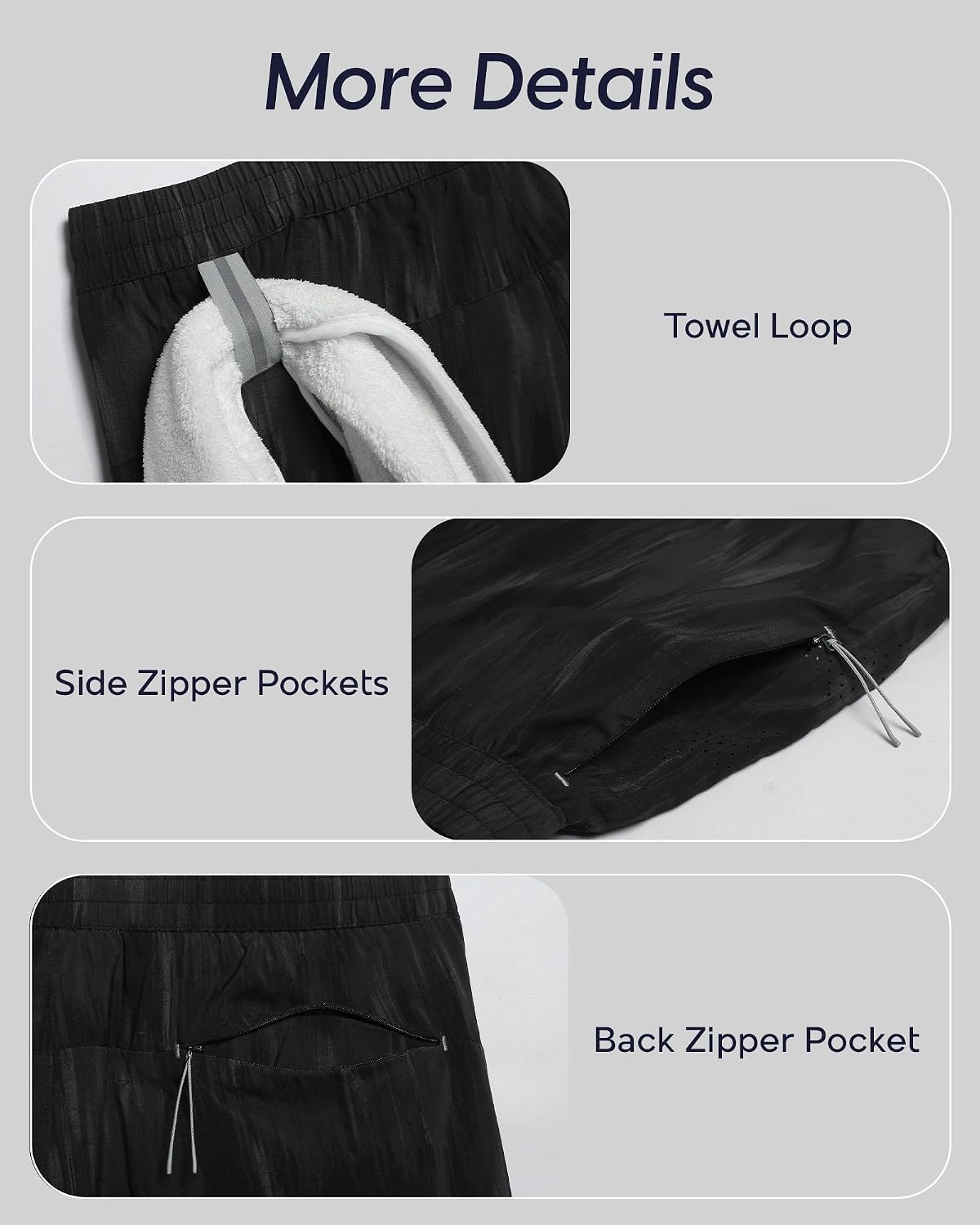 Men's Athletic Running Shorts with Liner Ultra Lightweight Workout Shorts 5"/ 7"
