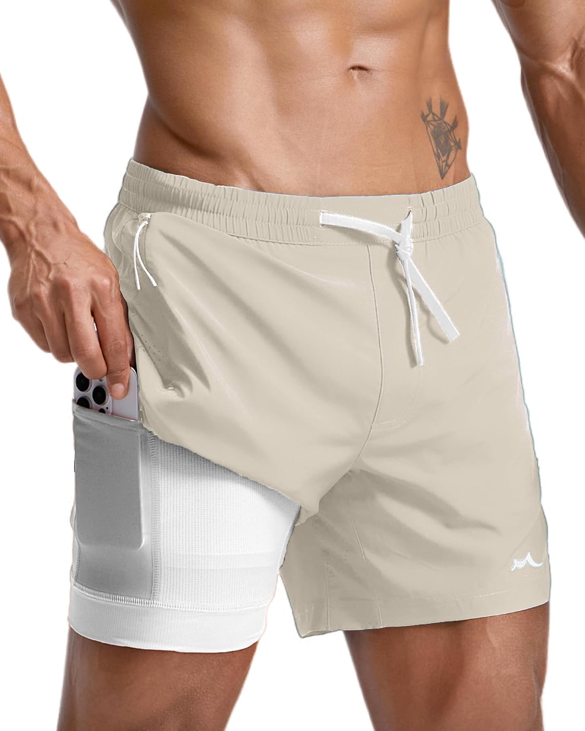 Men's Athletic Running Shorts with Liner Ultra Lightweight Workout Shorts 5"/ 7"