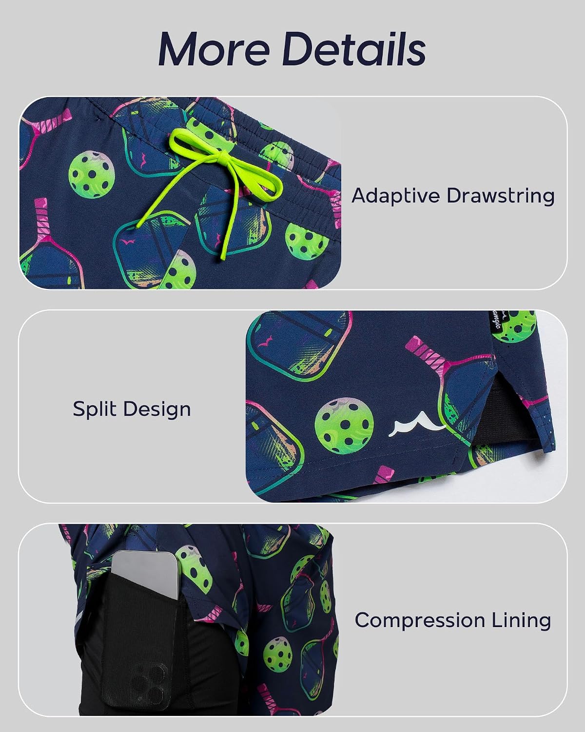 Men's Athletic Running Shorts with Liner Ultra Lightweight Workout Shorts 5"/ 7"