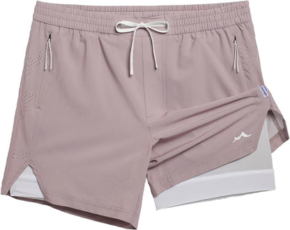 Men's Athletic Running Shorts with Liner Ultra Lightweight Workout Shorts 5"/ 7"