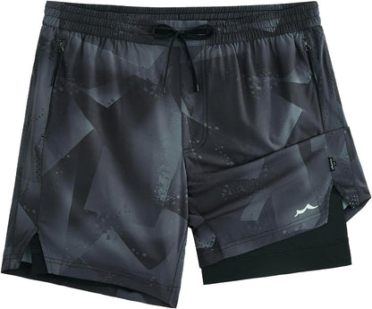 Men's Athletic Running Shorts with Liner Ultra Lightweight Workout Shorts 5"/ 7"