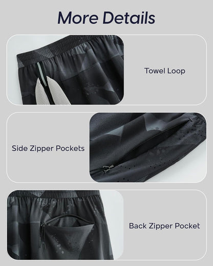 Men's Athletic Running Shorts with Liner Ultra Lightweight Workout Shorts 5"/ 7"