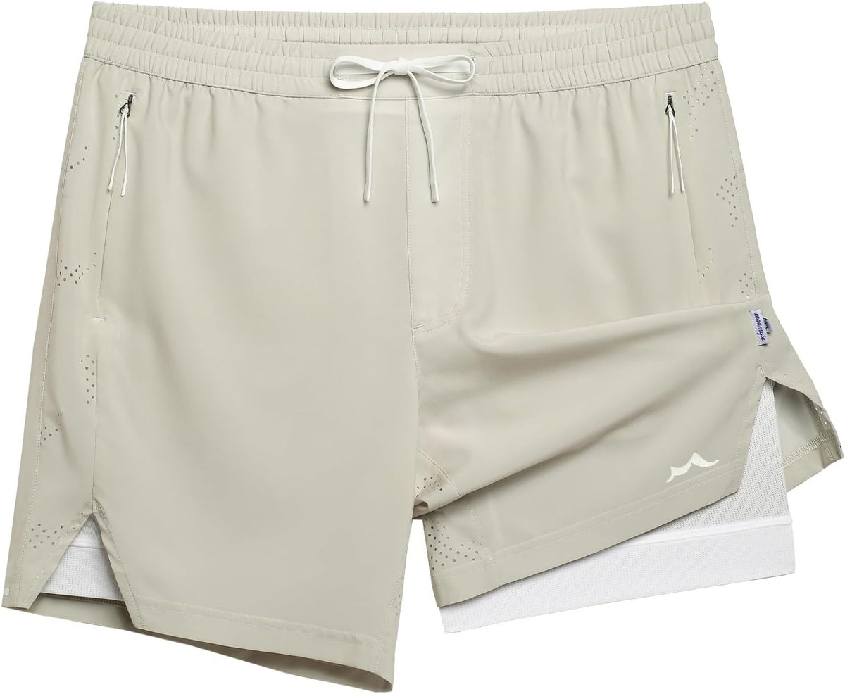 Men's Athletic Running Shorts with Liner Ultra Lightweight Workout Shorts 5"/ 7"