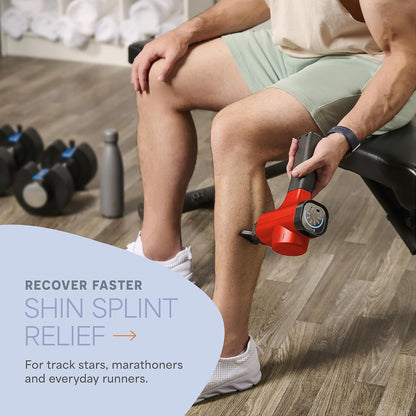 Sonic Massage Gun Percussion Muscle Massager, 8 Heads & 5 Speeds