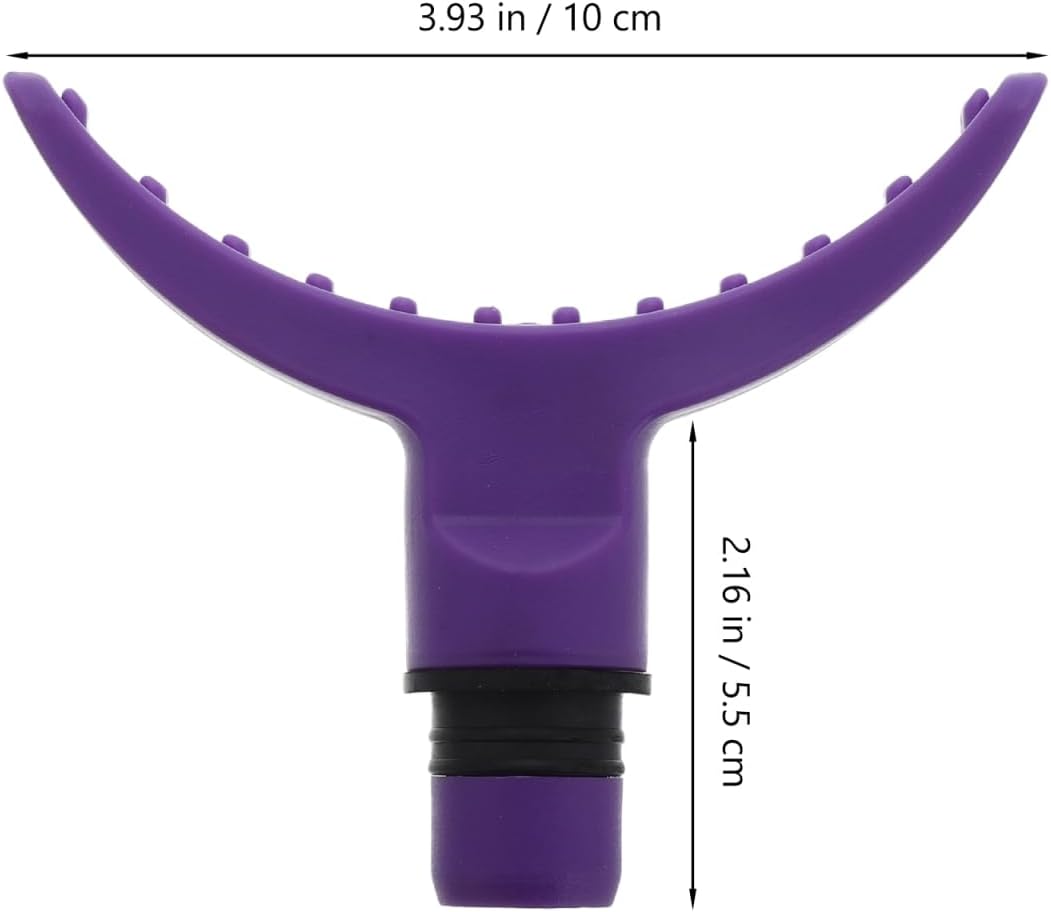 Replaceable Heads Soft Percussion Attachment for Deep Tissue Muscle Relief Back and Leg Relaxation Easy to Use Replacement Accessory