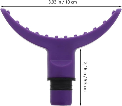 Replaceable Heads Soft Percussion Attachment for Deep Tissue Muscle Relief Back and Leg Relaxation Easy to Use Replacement Accessory