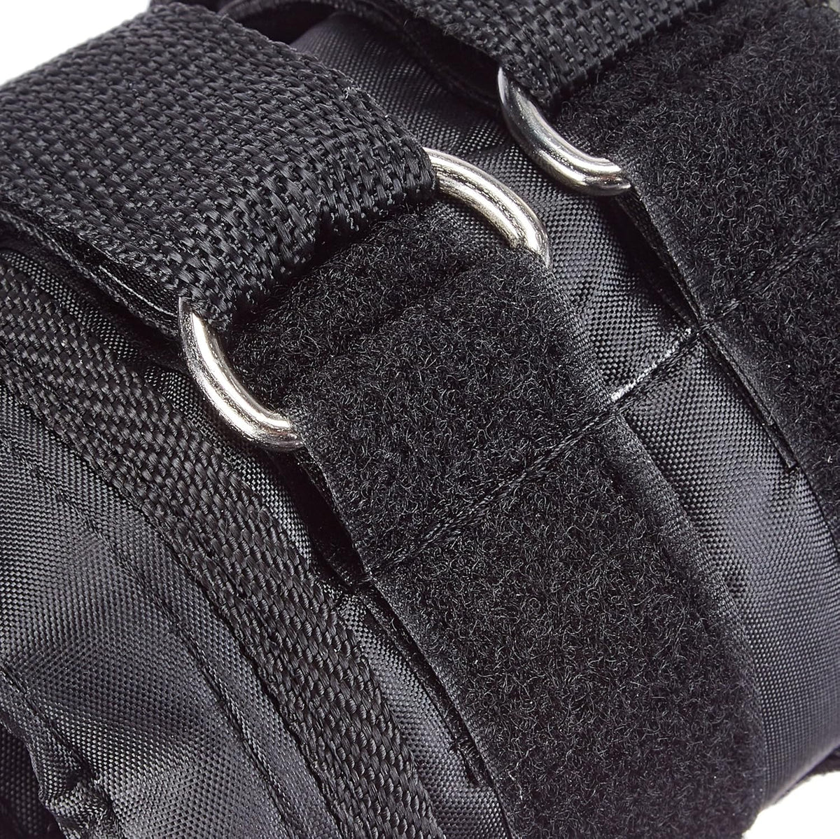 Adjustable Ankle Weights for Men & Women, for Workouts, Resistance Training, Walking, Black