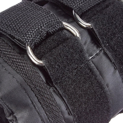 Adjustable Ankle Weights for Men & Women, for Workouts, Resistance Training, Walking, Black