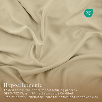 Luxury Pillow Case Set of 2 - Cooling Viscose Derived from Bamboo, Oeko-TEX, Breathabl Silky Soft Pillow Cases with Envelope Closure (Standard, White)