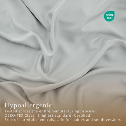 Luxury Pillow Case Set of 2 - Cooling Viscose Derived from Bamboo, Oeko-TEX, Breathabl Silky Soft Pillow Cases with Envelope Closure (Standard, White)