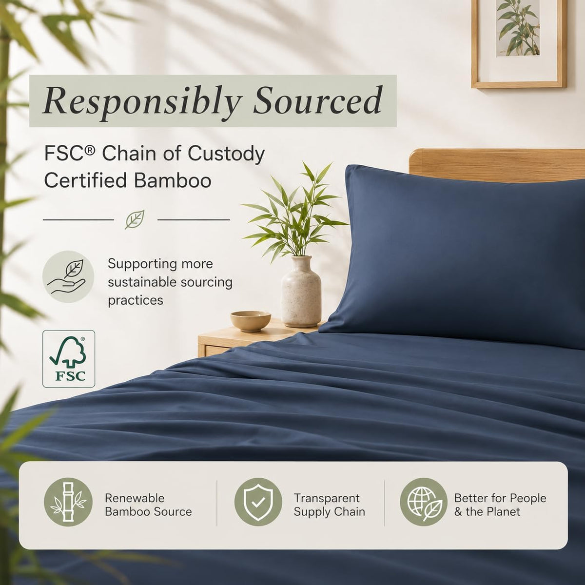 Luxury Pillow Case Set of 2 - Cooling Viscose Derived from Bamboo, Oeko-TEX, Breathabl Silky Soft Pillow Cases with Envelope Closure (Standard, White)