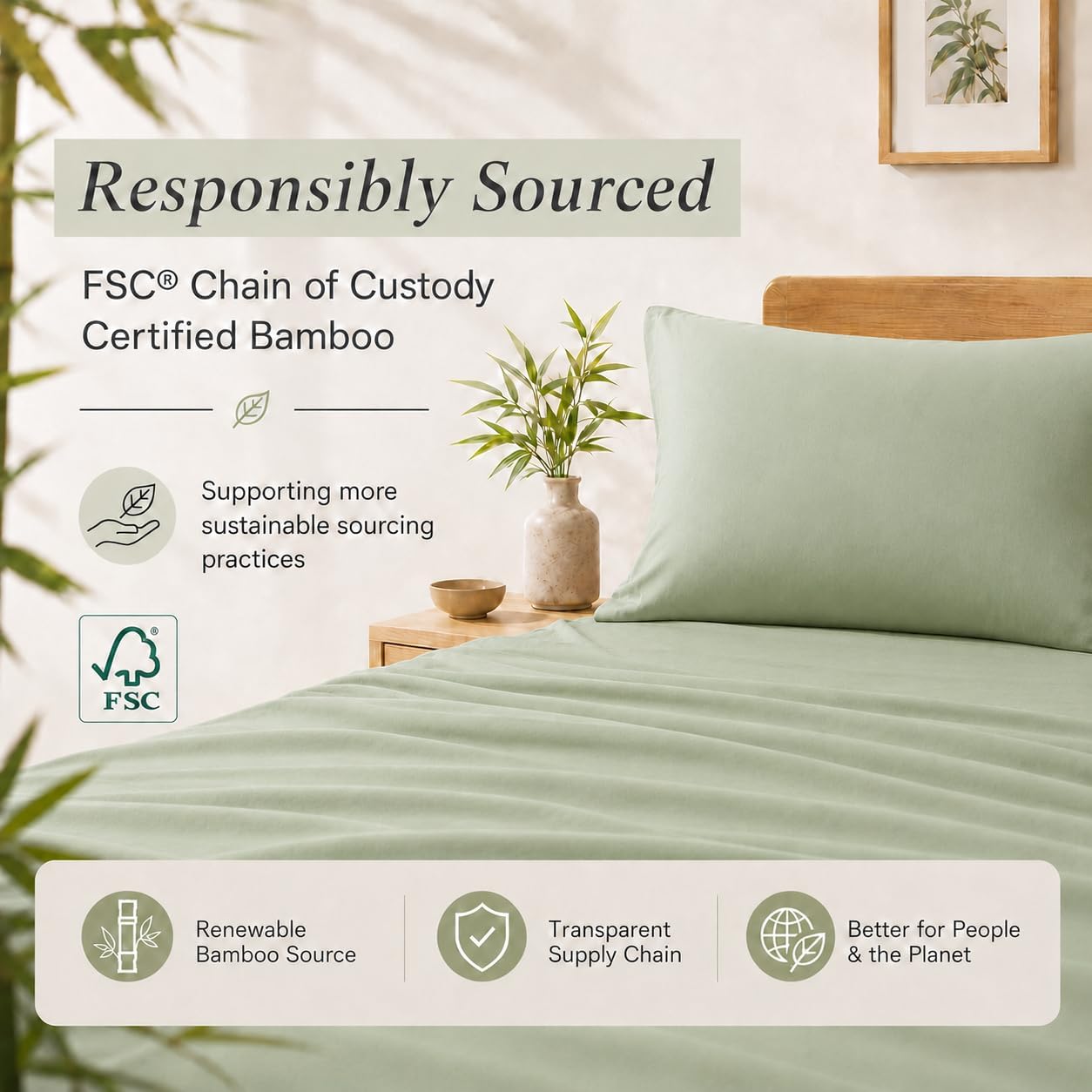 Luxury Pillow Case Set of 2 - Cooling Viscose Derived from Bamboo, Oeko-TEX, Breathabl Silky Soft Pillow Cases with Envelope Closure (Standard, White)