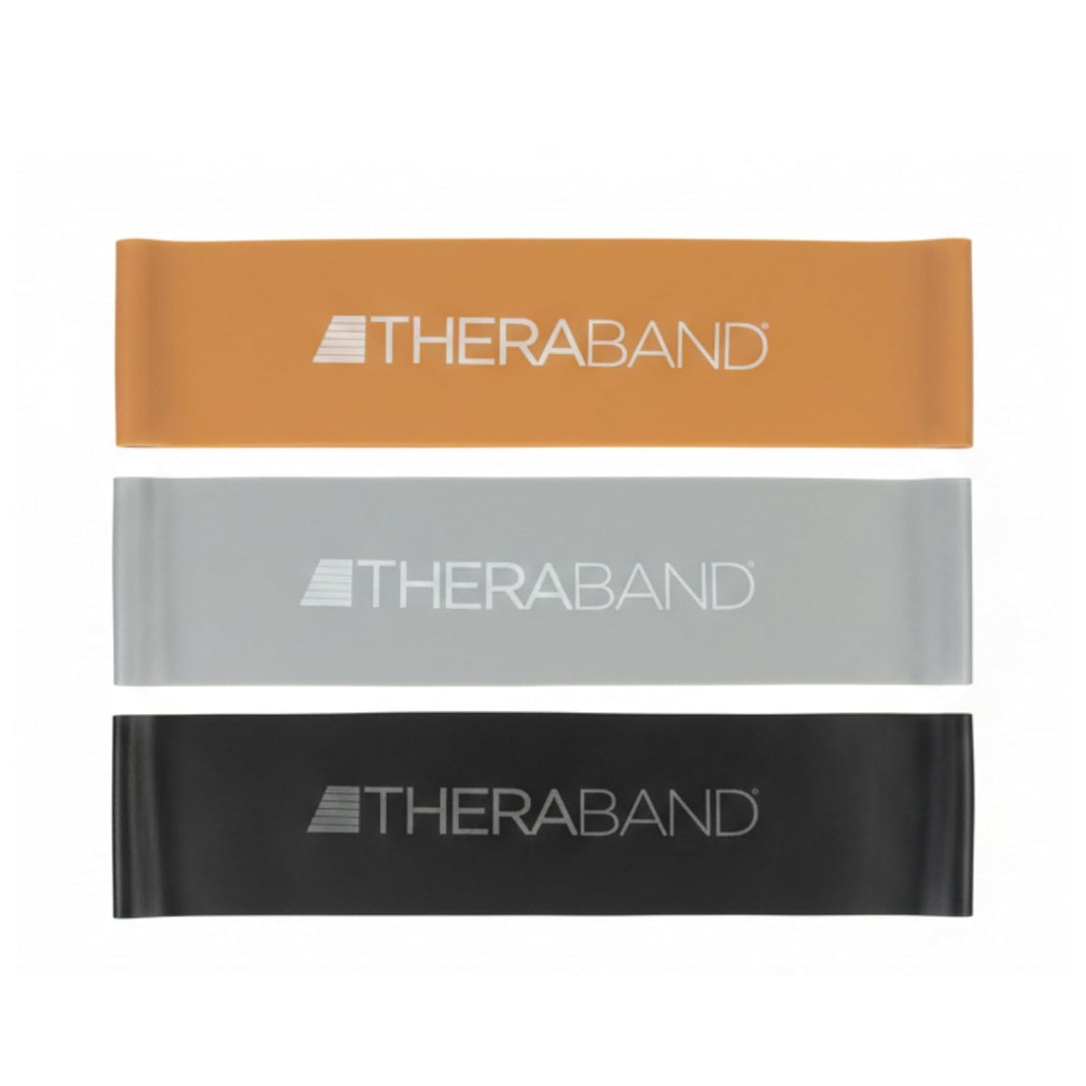 Resistance Band Loop Set, 8" Workout Bands for Strength Training, Stretching & Physical Therapy, Set of 4 Color-Coded Exercise Bands with Varying Resistance Levels, Portable & Durable