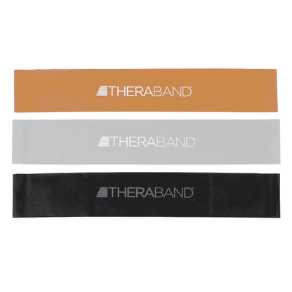 Resistance Band Loop Set, 8" Workout Bands for Strength Training, Stretching & Physical Therapy, Set of 4 Color-Coded Exercise Bands with Varying Resistance Levels, Portable & Durable
