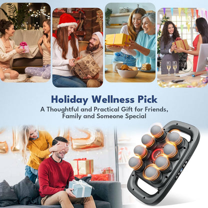 VTT 16 head massage gun deep tissue, Percussion Muscle Massager with 16 Heads, 3 Modes & 30 Intensities,Quiet Handheld Massager for Back Neck Shoulder Legs Muscle Pain Relief