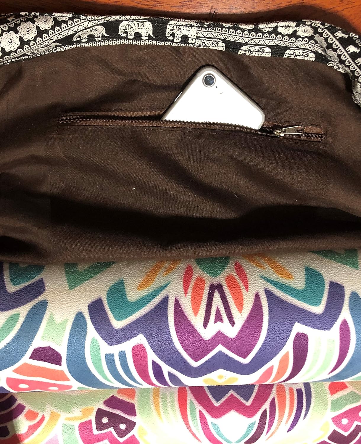 Yoga Mat Bag Large Yoga Mat Tote Sling Carrier with Pockets Fits Mats with Multi-Functional Storage Pockets Light and Durable