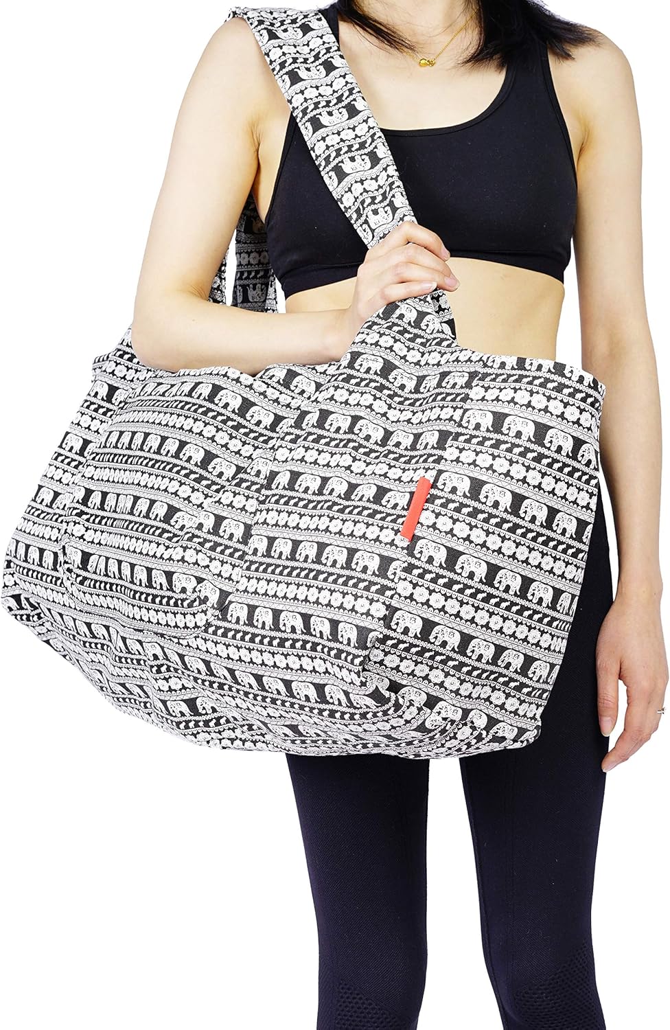 Yoga Mat Bag Large Yoga Mat Tote Sling Carrier with Pockets Fits Mats with Multi-Functional Storage Pockets Light and Durable