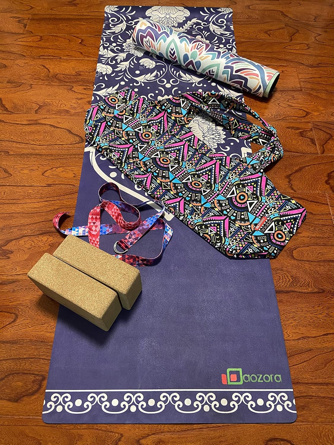Yoga Mat Bag Large Yoga Mat Tote Sling Carrier with Pockets Fits Mats with Multi-Functional Storage Pockets Light and Durable