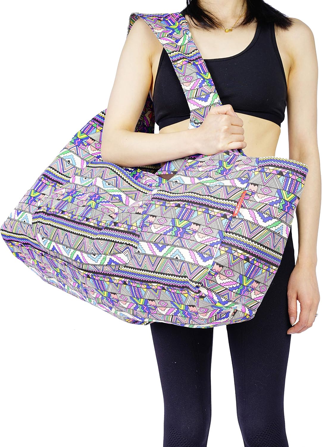 Yoga Mat Bag Large Yoga Mat Tote Sling Carrier with Pockets Fits Mats with Multi-Functional Storage Pockets Light and Durable