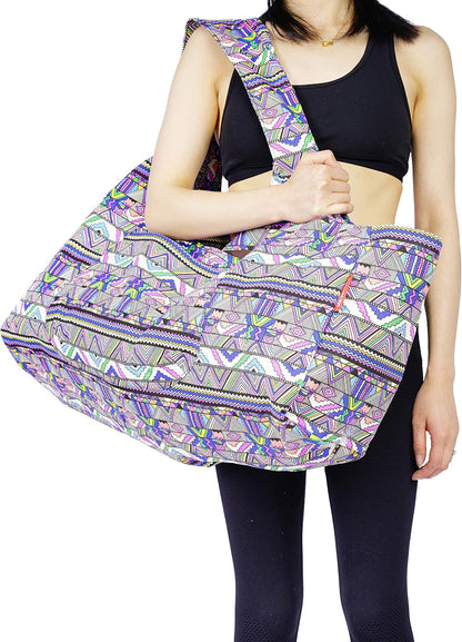 Yoga Mat Bag Large Yoga Mat Tote Sling Carrier with Pockets Fits Mats with Multi-Functional Storage Pockets Light and Durable