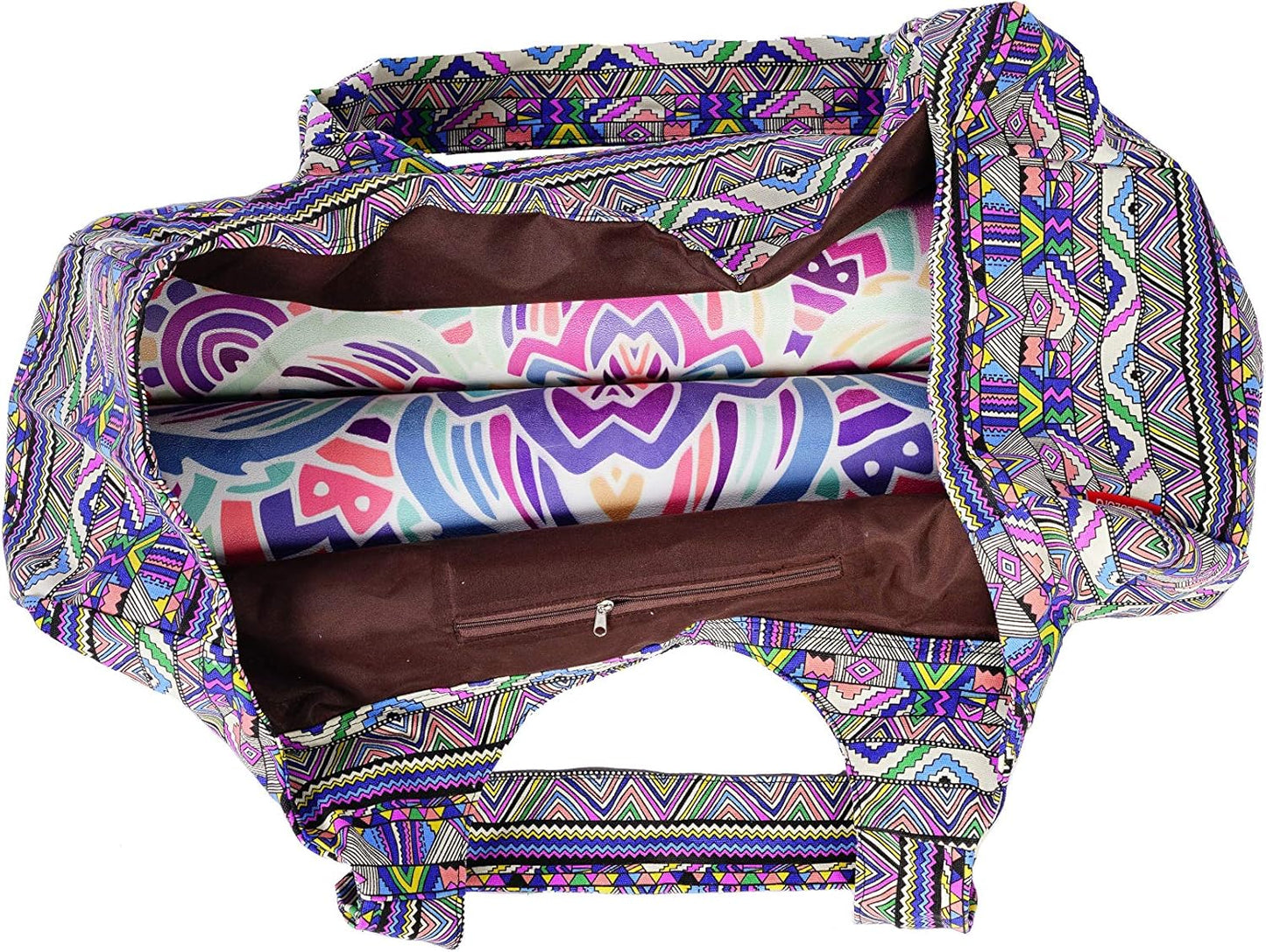 Yoga Mat Bag Large Yoga Mat Tote Sling Carrier with Pockets Fits Mats with Multi-Functional Storage Pockets Light and Durable