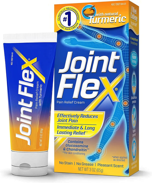 Pain Relief Cream with Turmeric, Arthritis Pain Relief, Joint Pain Relief, 3 Ounce Tube