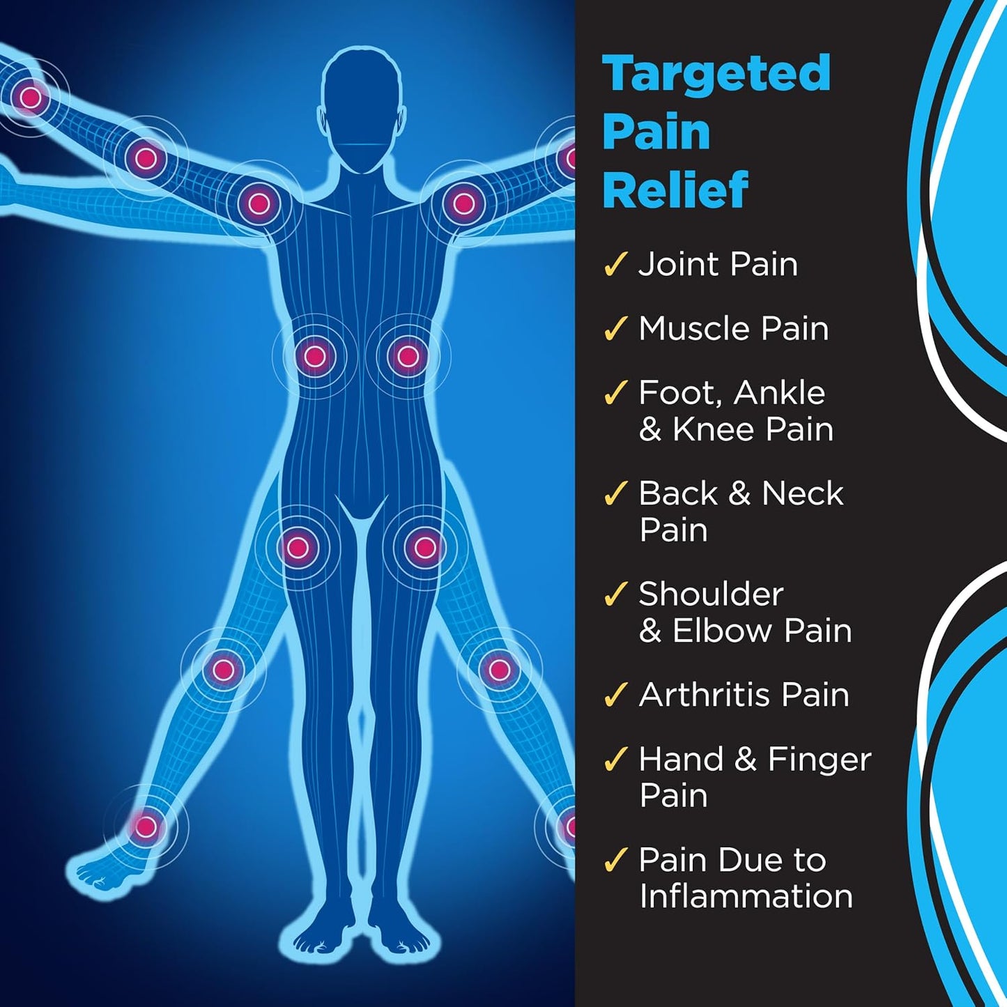 Pain Relief Cream with Turmeric, Arthritis Pain Relief, Joint Pain Relief, 3 Ounce Tube