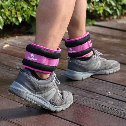 Ankle Weights for Women, Men and Kids - 1/2/3/4/6/8/10/12/15/20 LBS 1 Pair Strength Training Wrist/Leg/Arm Weight with Adjustable Strap for Jogging, Gymnastics, Aerobics, Home Fitness, Physical Therapy
