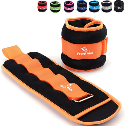 Ankle Weights for Women, Men and Kids - 1/2/3/4/6/8/10/12/15/20 LBS 1 Pair Strength Training Wrist/Leg/Arm Weight with Adjustable Strap for Jogging, Gymnastics, Aerobics, Home Fitness, Physical Therapy