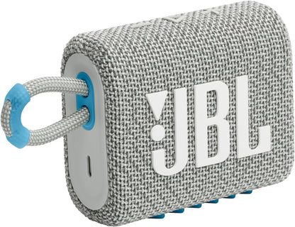 Go 3 - Portable Mini Bluetooth Speaker, big audio and punchy bass, IP67 waterproof and dustproof, 5 hours of playtime, speaker for home, outdoor and travel (Black)