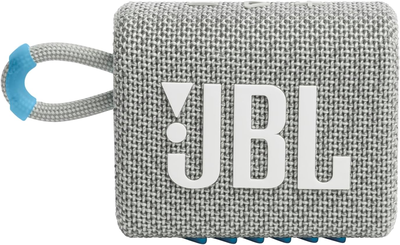 Go 3 - Portable Mini Bluetooth Speaker, big audio and punchy bass, IP67 waterproof and dustproof, 5 hours of playtime, speaker for home, outdoor and travel (Black)